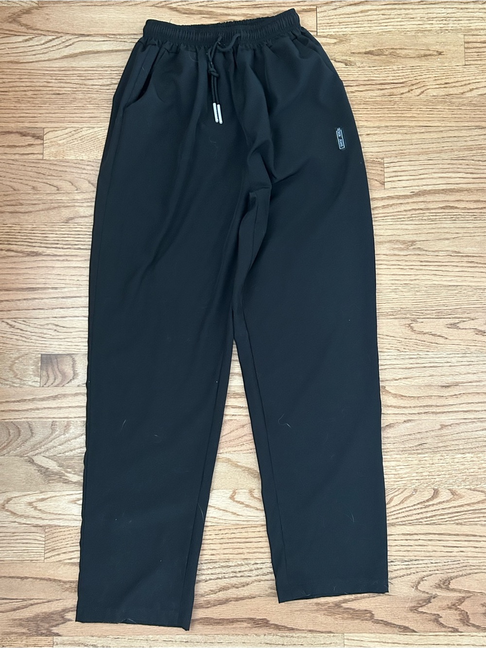 Typhoon Black Wide Leg Drawstring Pants Elastic Waist Streetwear Size 4